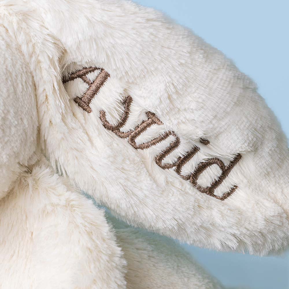 Personalised Cream Bunny with Star - Image 2