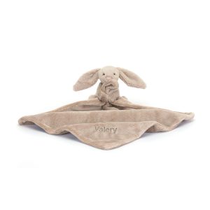 Personalised Bashful Beige Bunny Soother