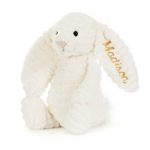 Personalised Bashful Luxe Bunny Nimbus