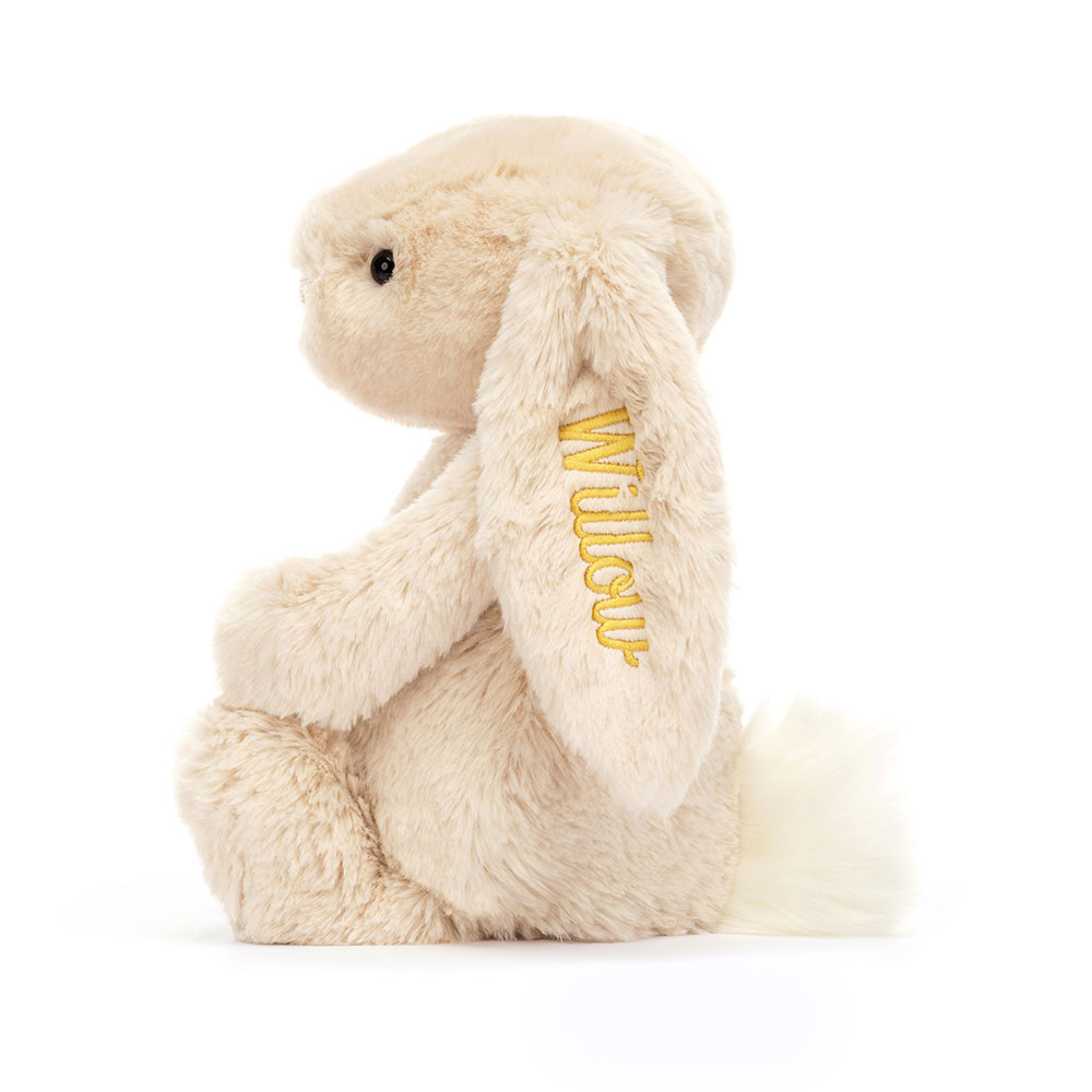 Personalised Bashful Luxe Bunny Willow Medium - Image 2