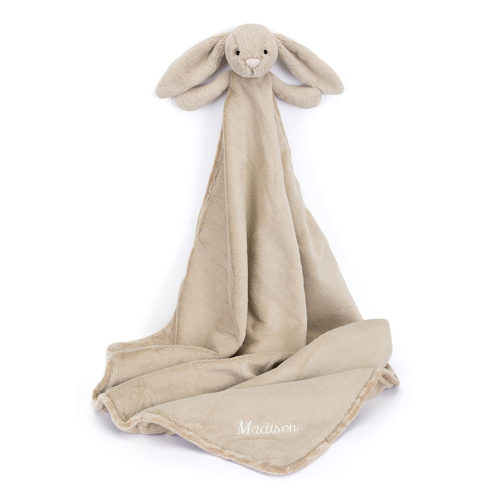 Personalised Bashful Beige Bunny Blankie - Image 2