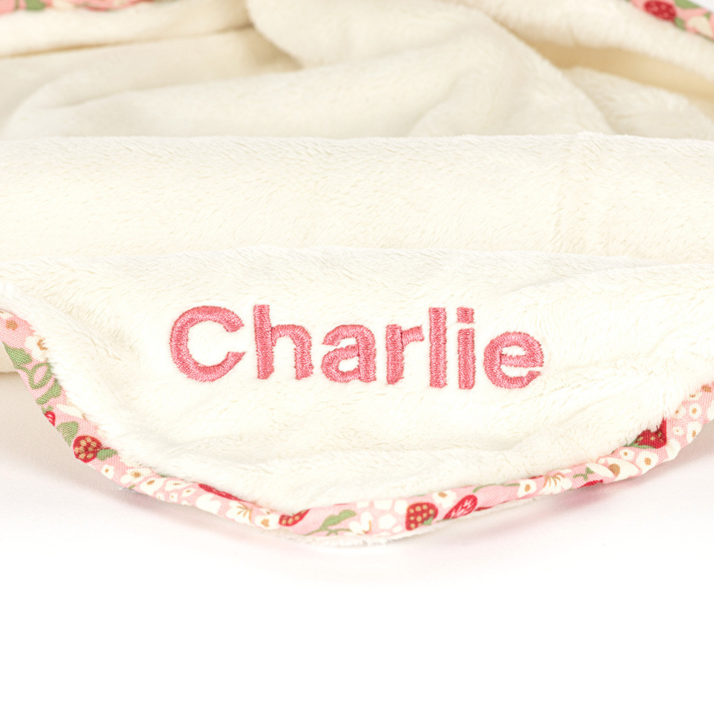 Personalised Blossom Cream Bunny 'Berry' Soother - Image 2