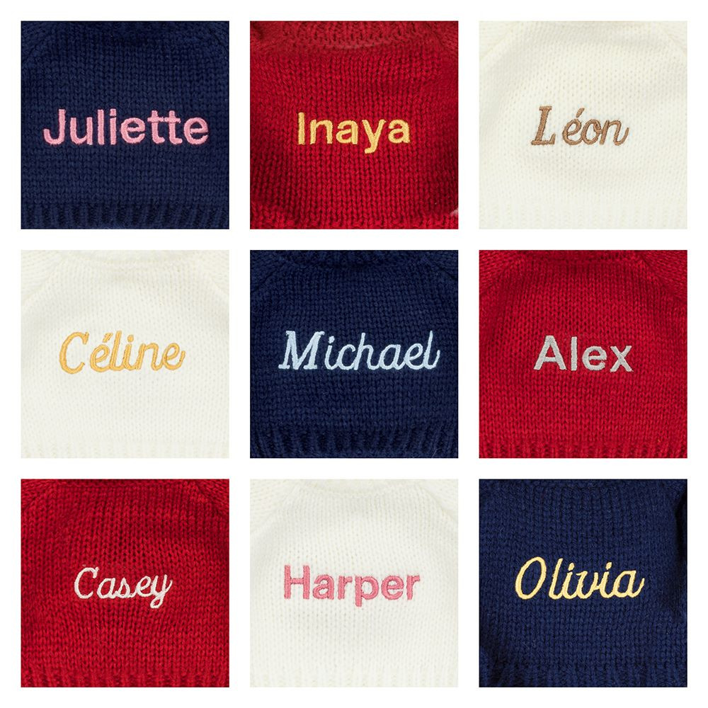 Hoppleston Luxe Bunny with Personalised Red Jumper - Image 2