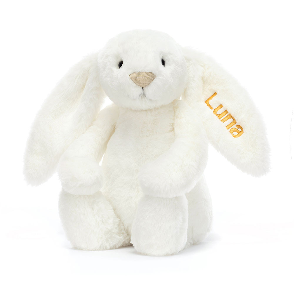Personalised Bashful Luxe Bunny Luna Medium